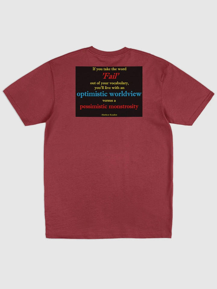 [With Quote 3 on the Back] Cotton Heritage Men's Premium Heavyweight Tee (DTG) product image (7)