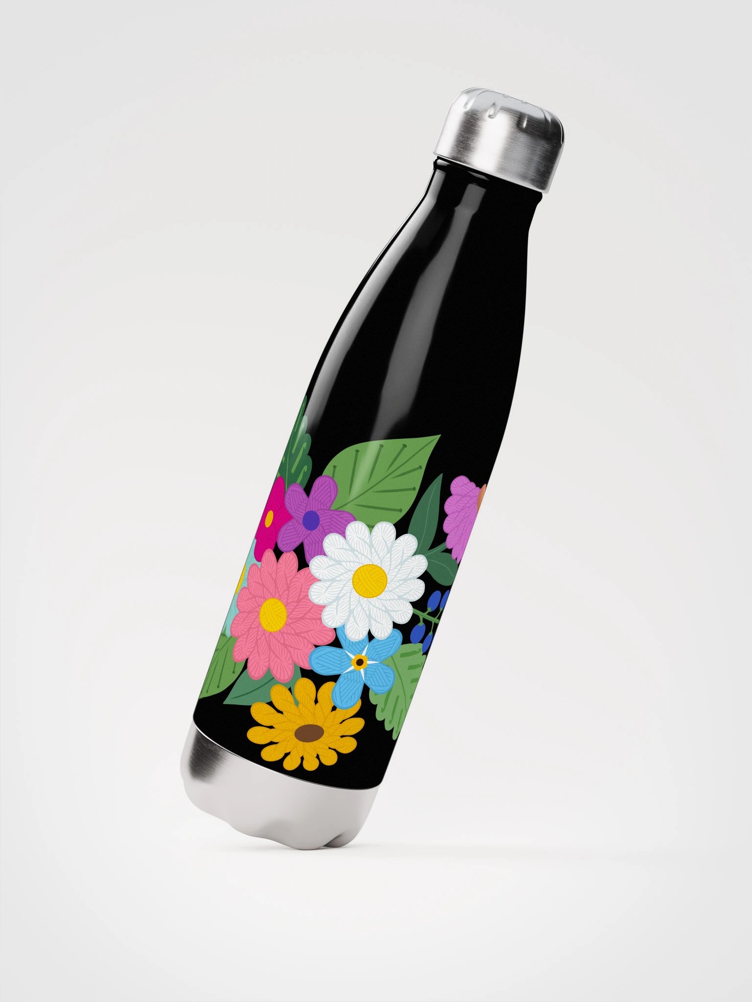 Floral Yarn Water Bottle product image (2)