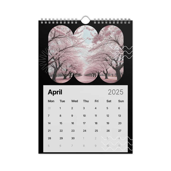 SEASONAL NATURE WALL CALENDAR 2025 product image (1)