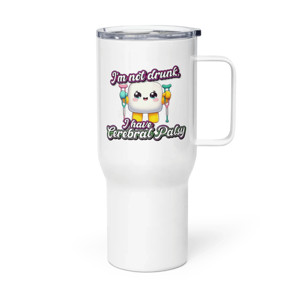 I'm not drunk CP Travel Mug with a Handle product image (4)