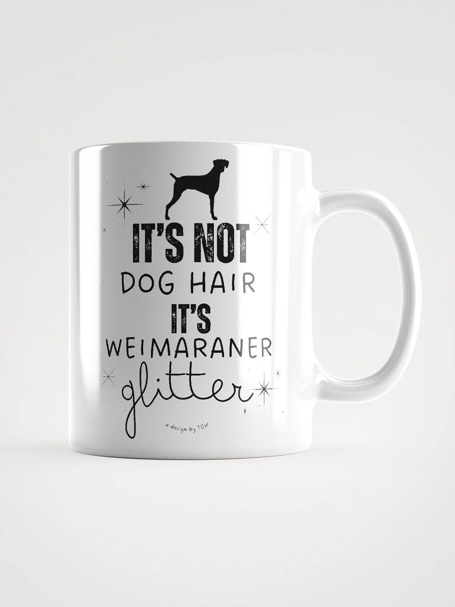 Weim Glitter - White Glossy Mug product image (1)