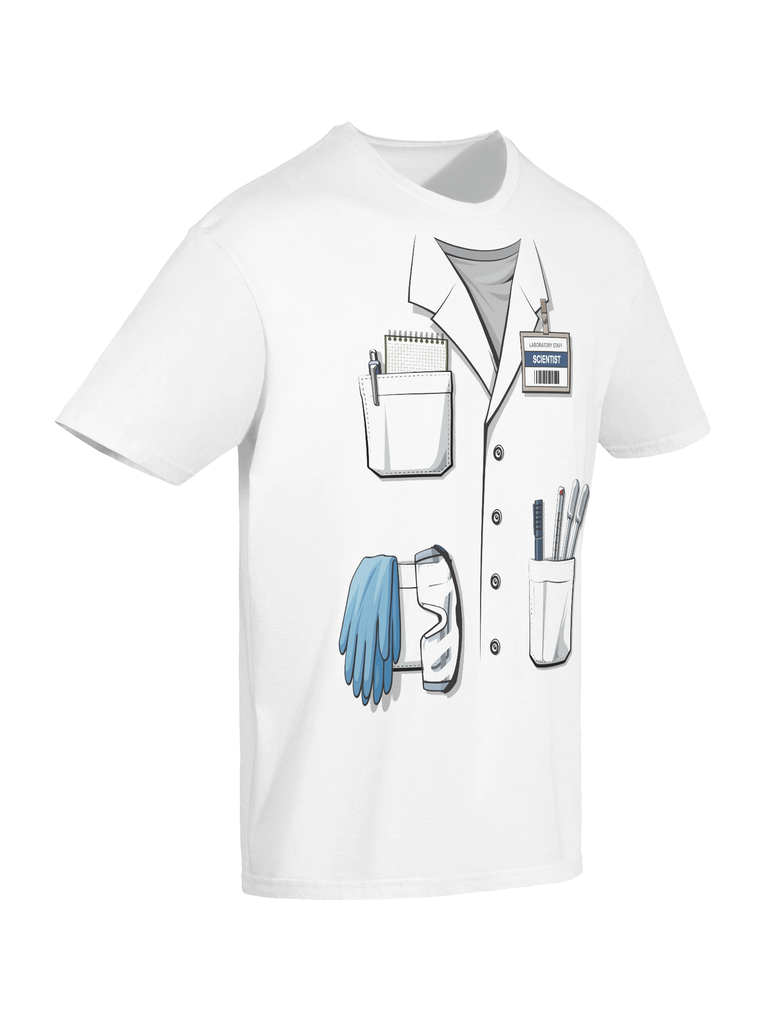 Scientist Lab Coat Costume Tee product image (5)