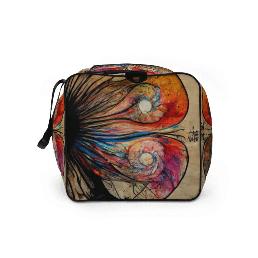 Surreal Mushroom Dreams All-Over Duffle Bag product image (9)