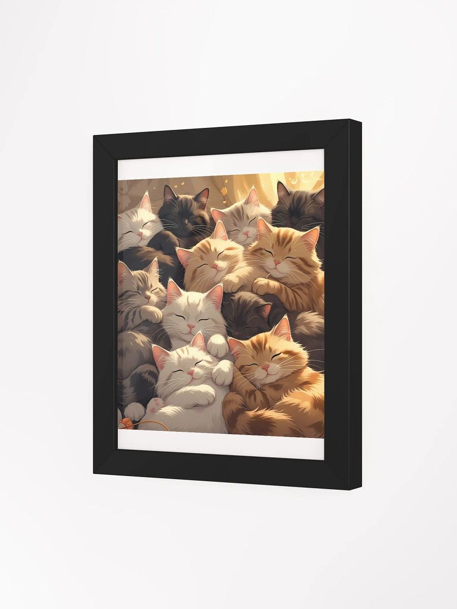 Cozy Cats Cuddle Framed Poster product image (26)