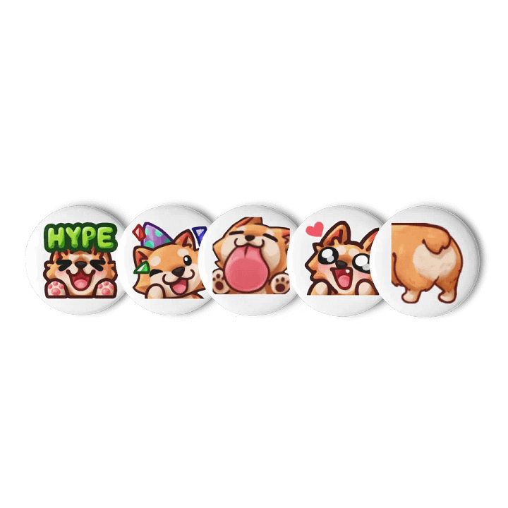 HYPE Puppers Pin Buttons Set product image (1)