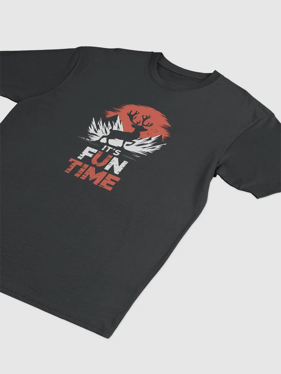 It's Fun Time Sunset Reindeer Christmas Tee product image (3)