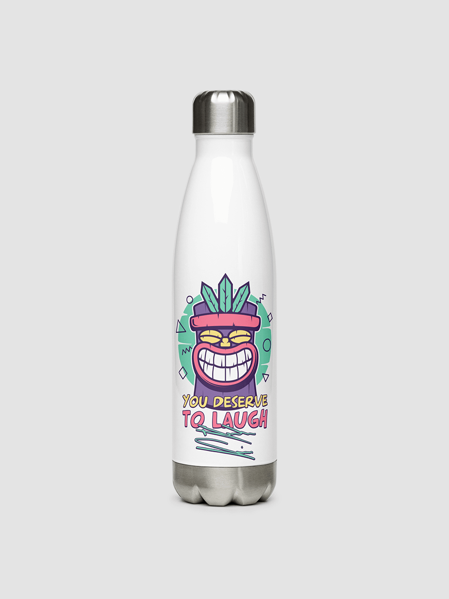 Stainless Steel Tiki Water Bottle product image (1)