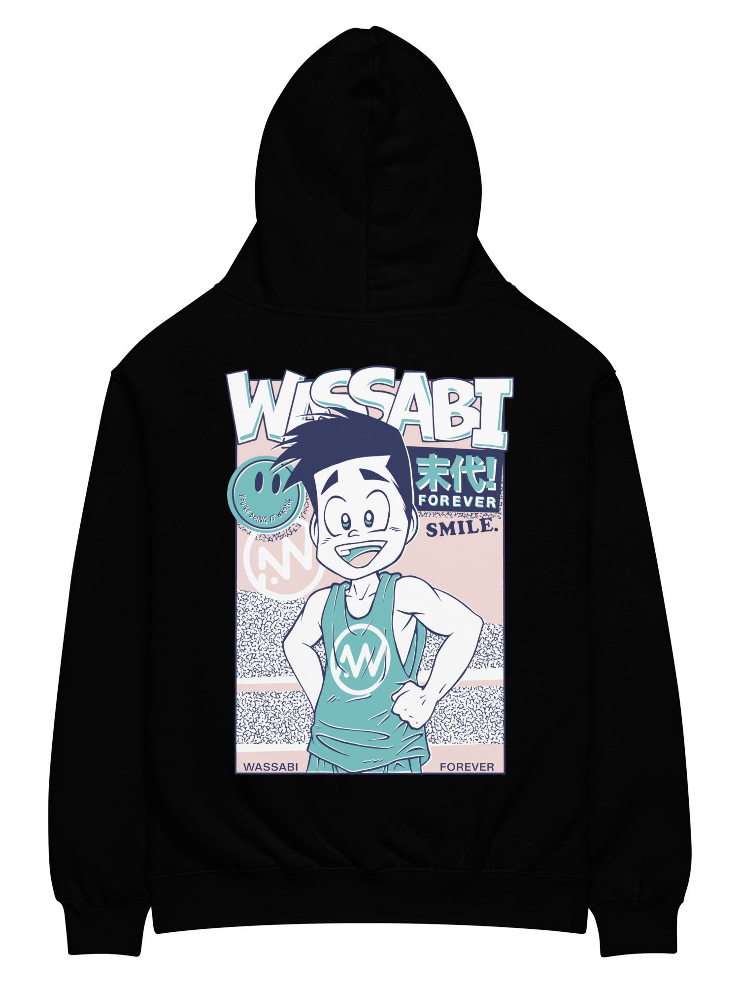 Wassabi Oversized Anime Hoodie product image (8)