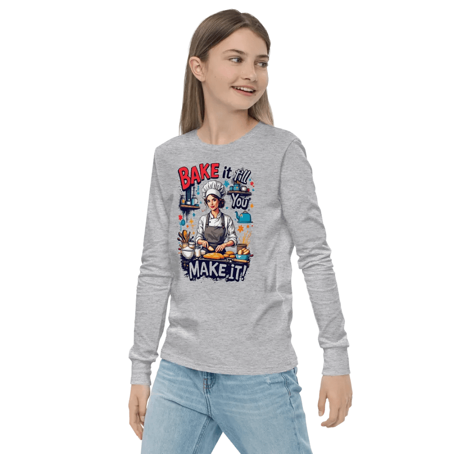 Bake It Till You Make It Youth Chef Tee product image (10)