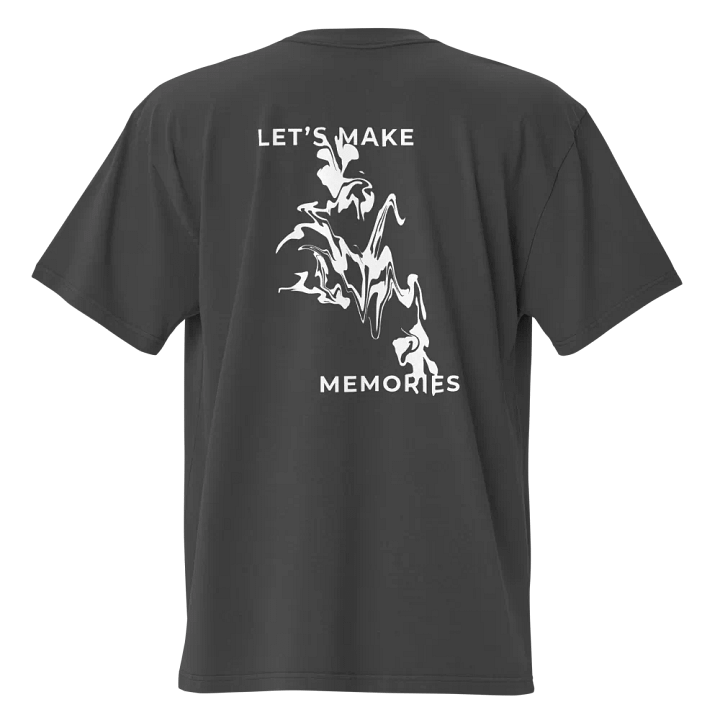 Let's Make Memories Oversized Premium Tee V1 product image (1)