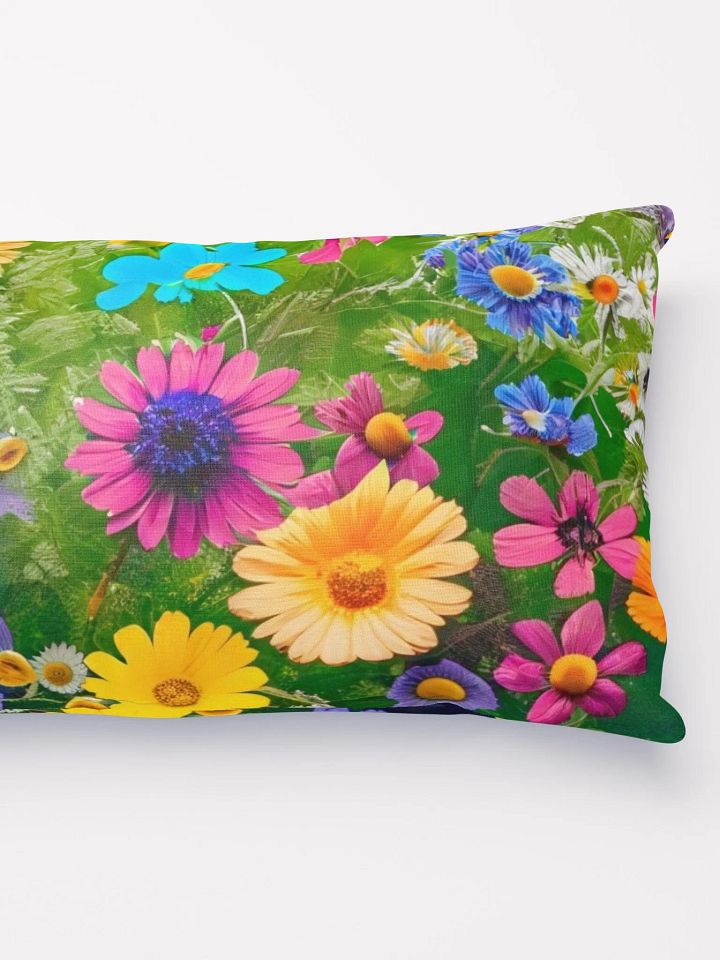 Breathe Deep and Dream: Bohemian Wildflower Retreat Throw Pillow product image (4)