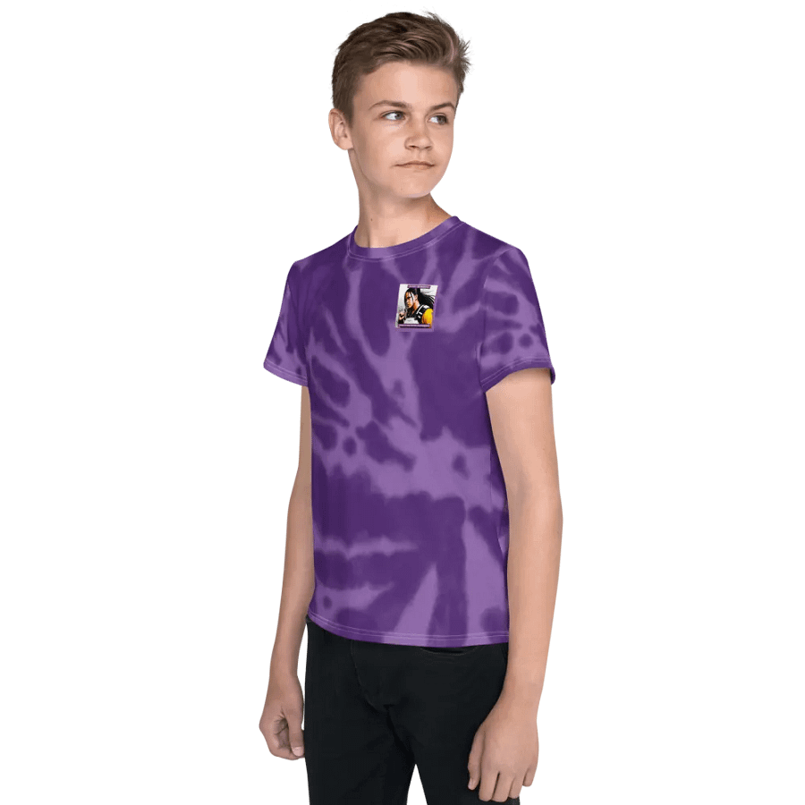 Pixelated Hero All-Over Print Youth Tee product image (7)