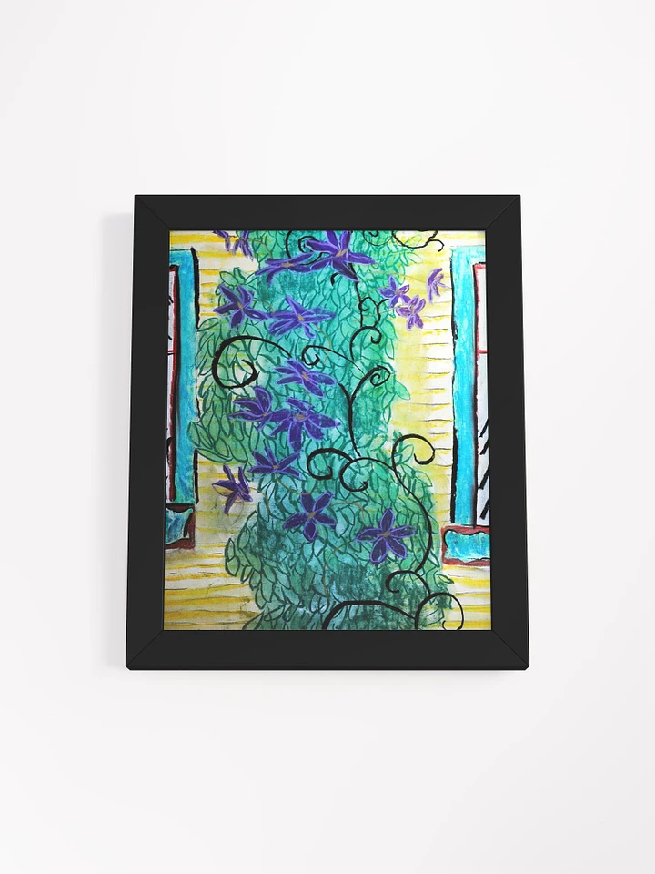 Climbing Purple Vines Framed Poster product image (5)