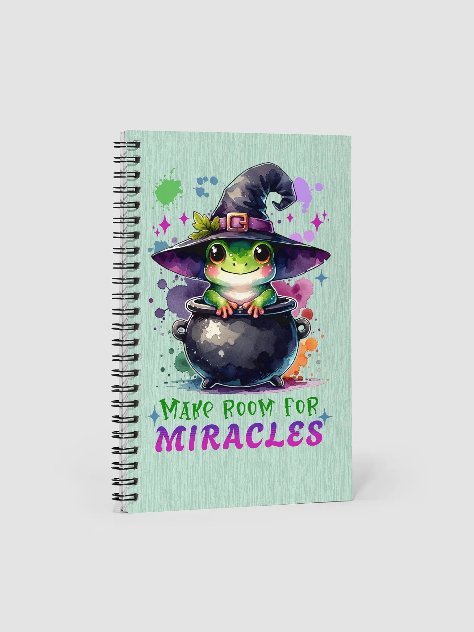 Make room for miracles - 140 page dotted notebook product image (1)