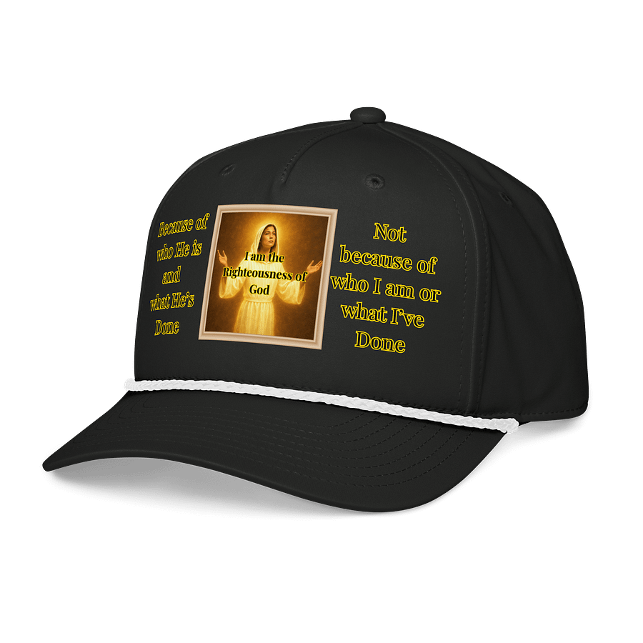 I am the Righteousness of God (Female) Richardson Five-Panel Classic Rope Cap product image (3)
