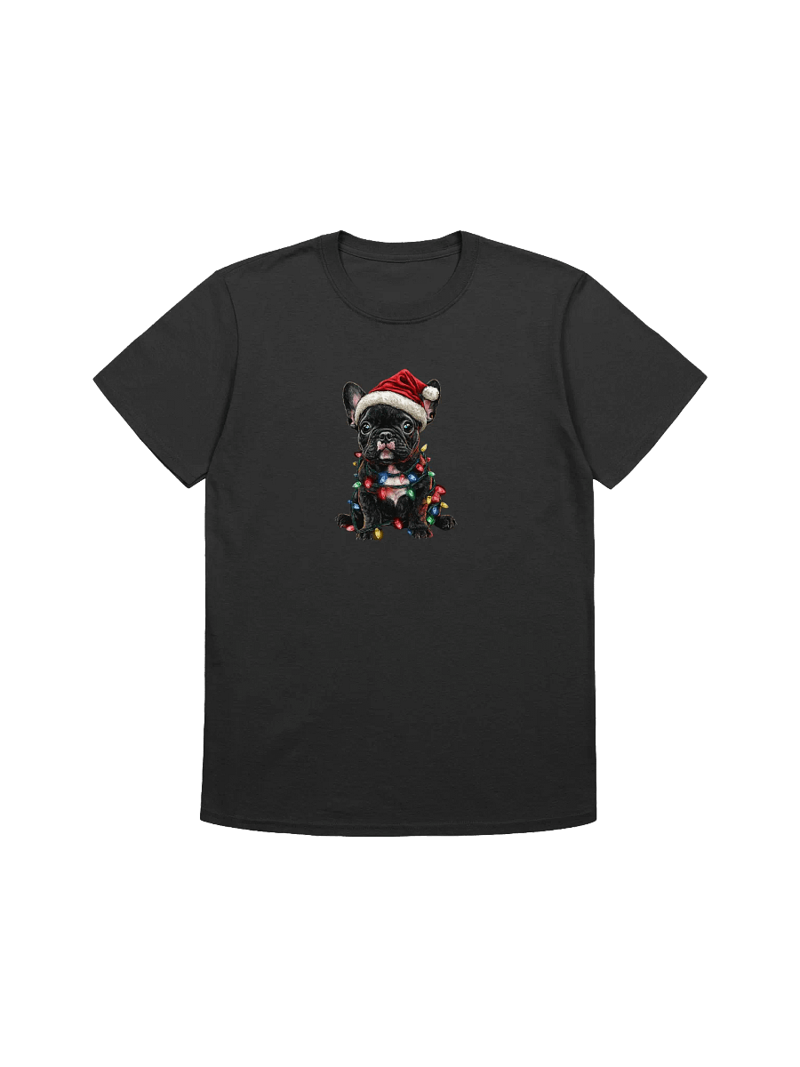 Santa Frenchie Christmas Unisex T-Shirt product image (1)