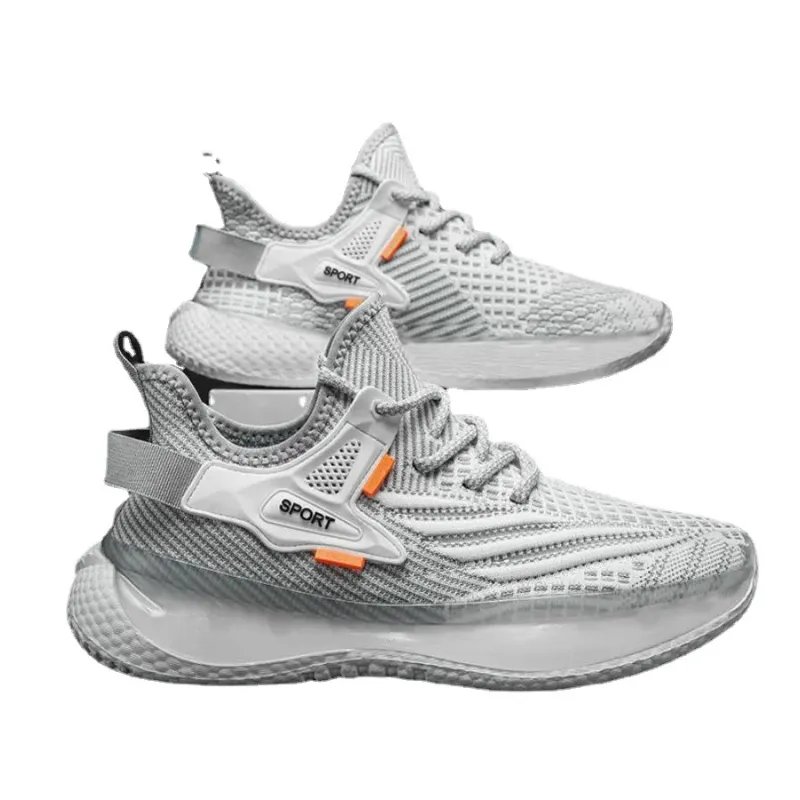 Men's Fashion Casual Fly Woven Mesh Breathable Platform Sneaker product image (5)