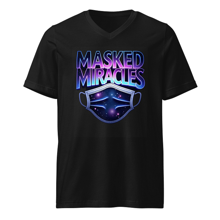 Cosmic Masked Miracles V-Neck Tee product image (1)