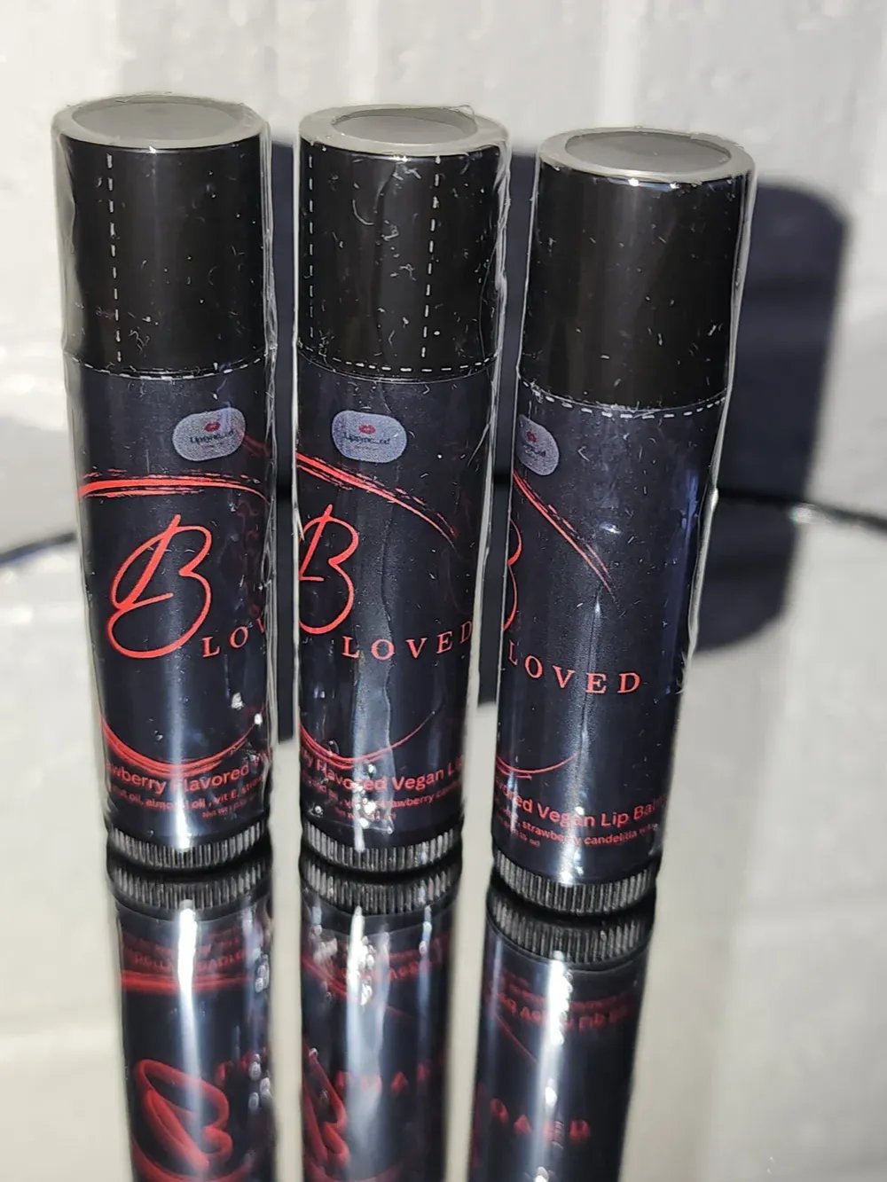 Strawberry Lip Balm - Real Strawberry - Vegan product image (2)