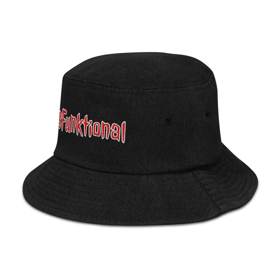 ThisFunktional Bucket Hat (red letters with white outline) product image (4)