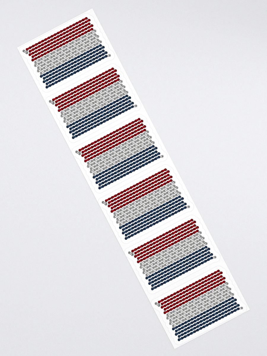 Netherlands Bike Chain Flag Sticker 6 Pack product image (2)