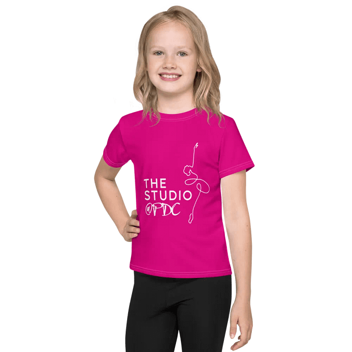Kids T-Shirt | Hot Pink with White Logo product image (1)