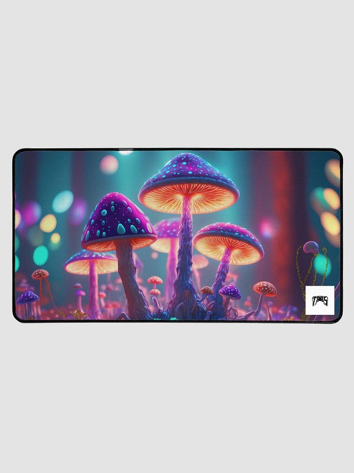 "Neon Shroom" Desk Mat product image (1)