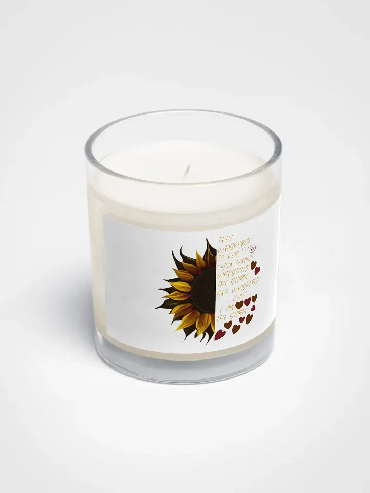 I Am the Storm Sunflower Soy Candle product image (2)