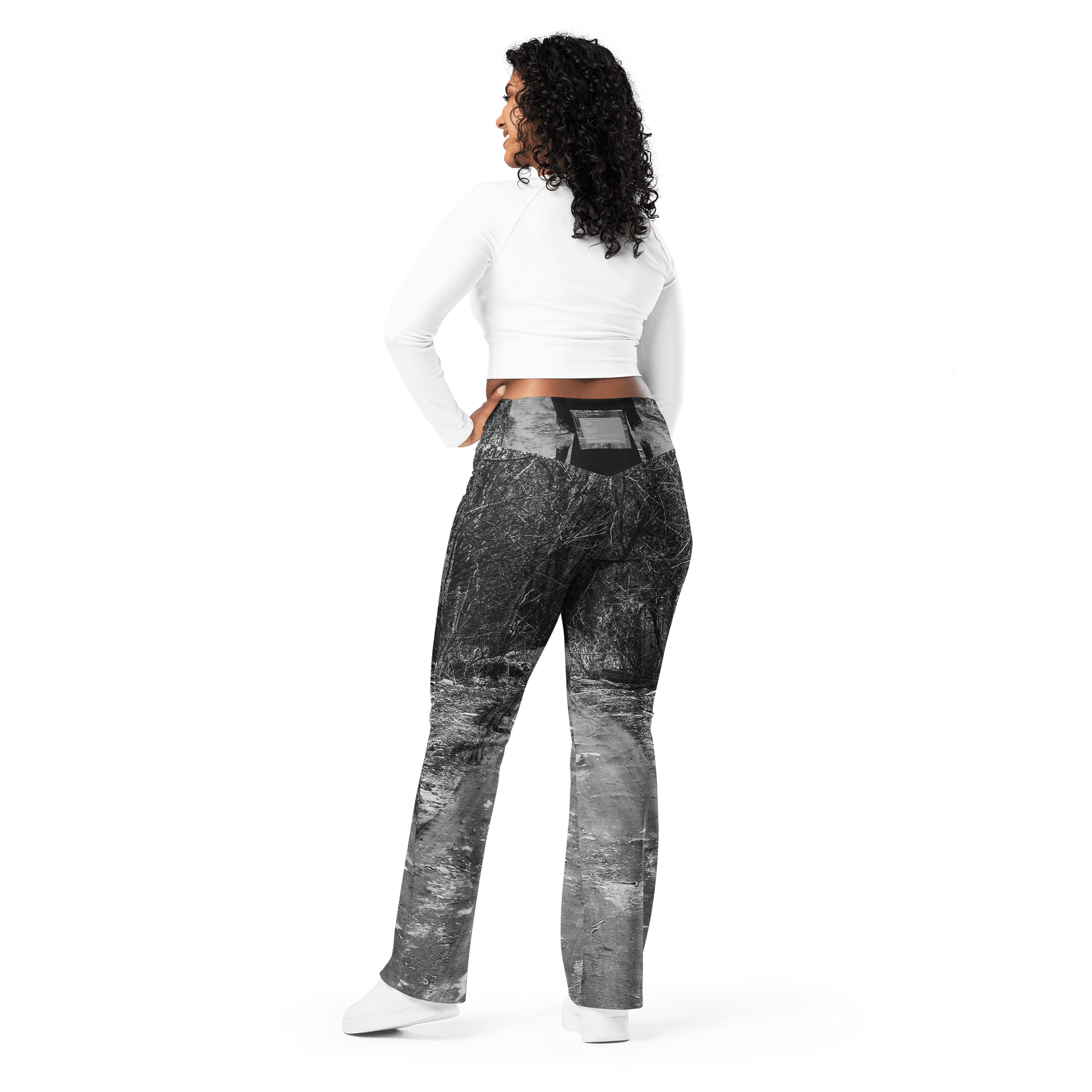 'Music For Horror Films' EcoFlare High-Waisted Leggings product image (3)