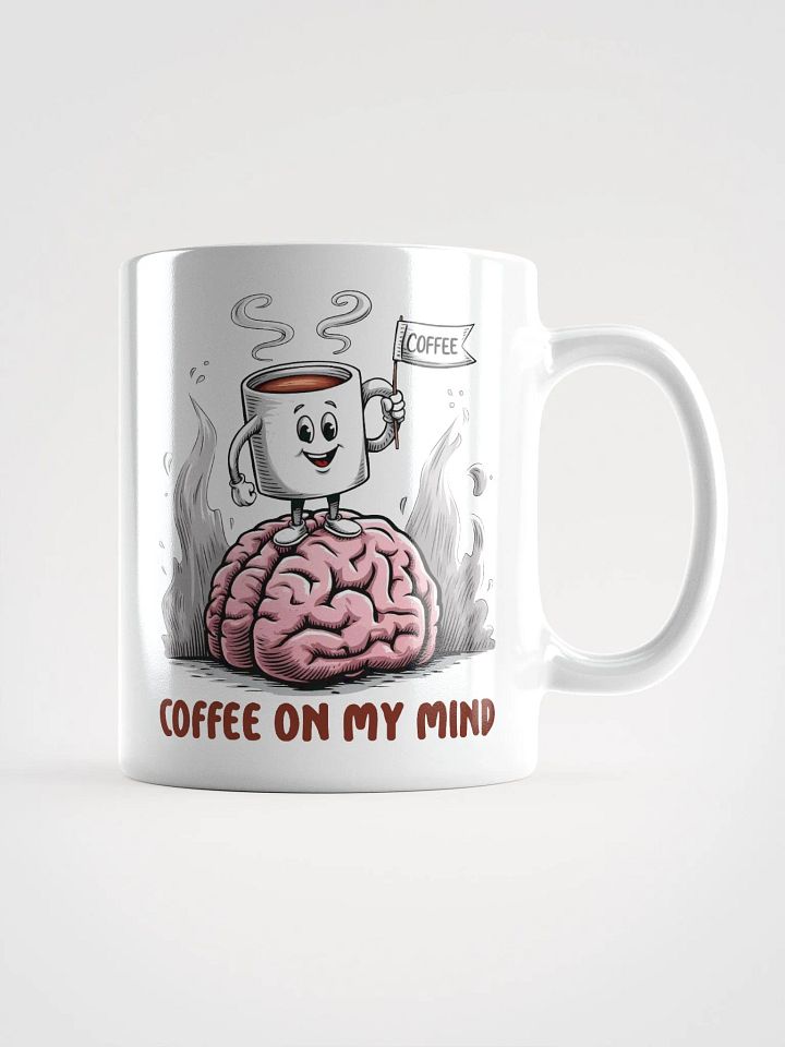 Coffee On My Mind White Glossy Mug product image (1)