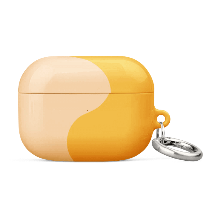 Orange Honey Cream Minimal Wave AirPods Case product image (4)