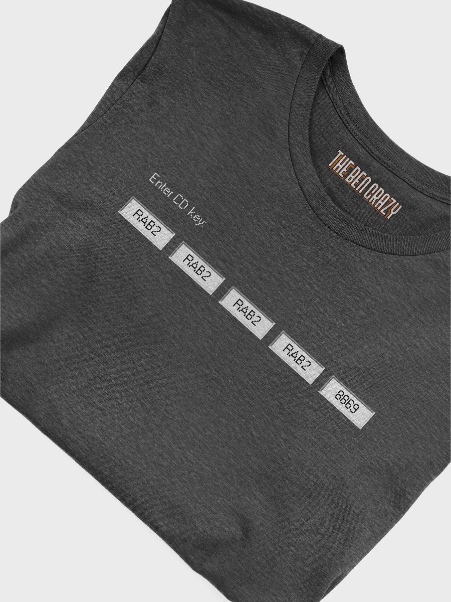 Enter CD Key Grey T-Shirt product image (5)