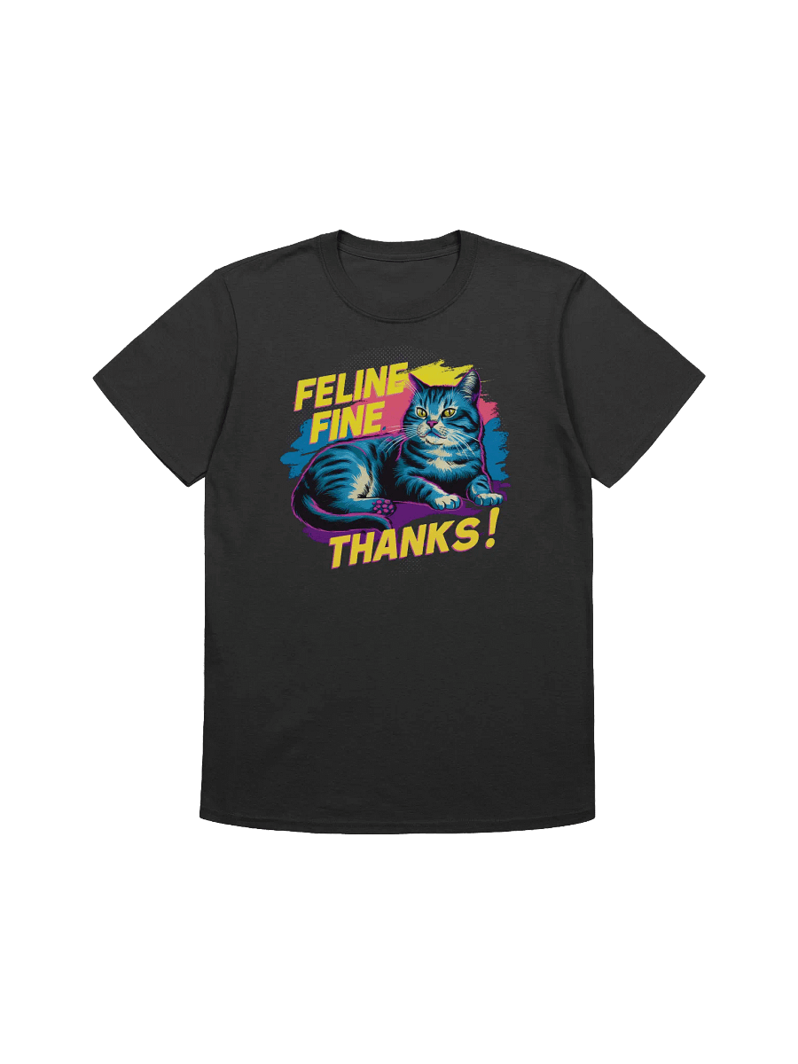 Cat Lover - Feline Fine - A Cat Lover’s Dream Art T-Shirt product image (5)
