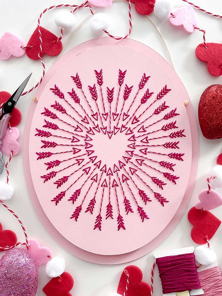 PATTERN : The Arrow's Path Paper Embroidery PDF product image (3)