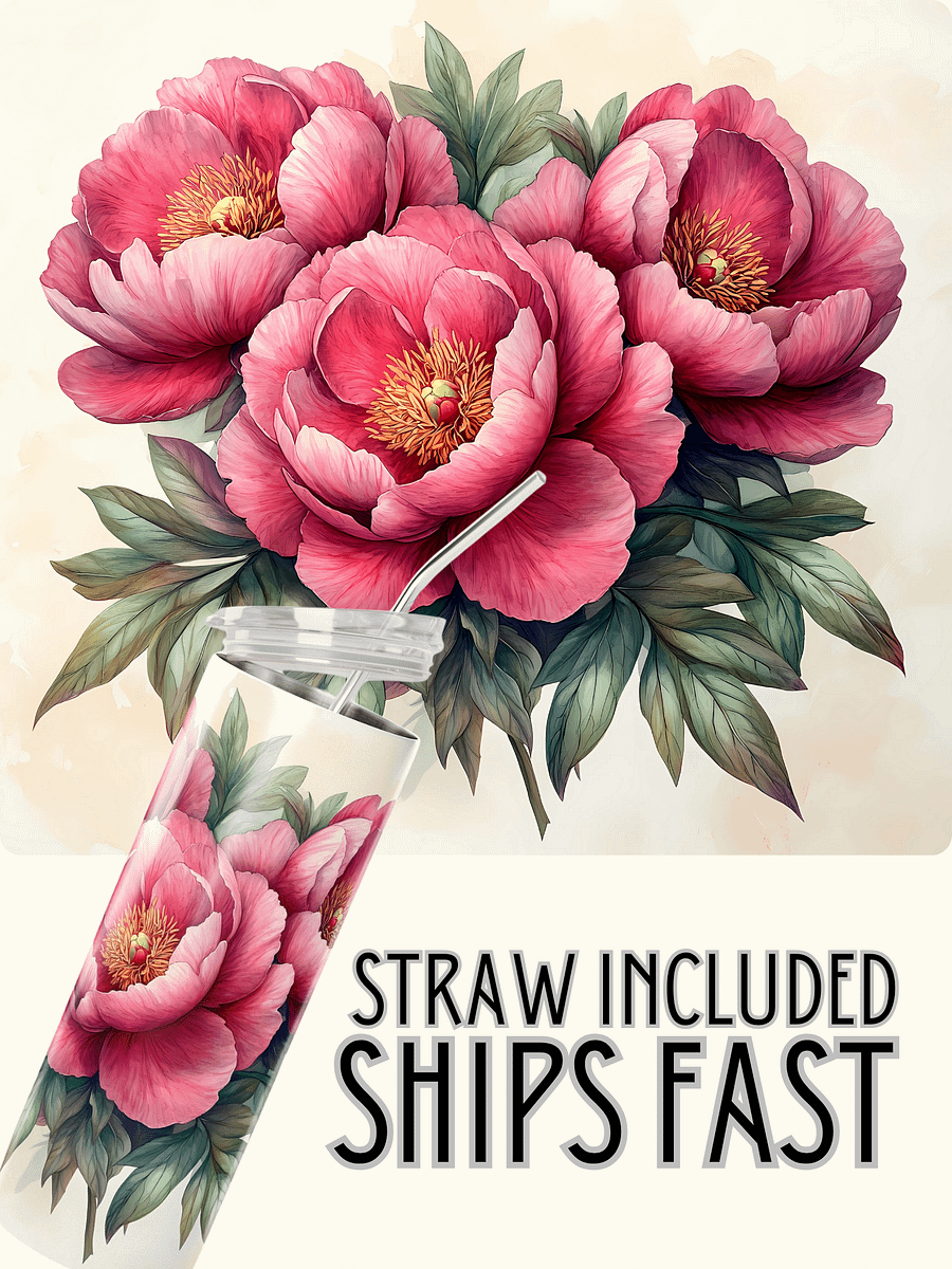 Peonie Blossom Bliss Stainless Steel Tumbler product image (1)
