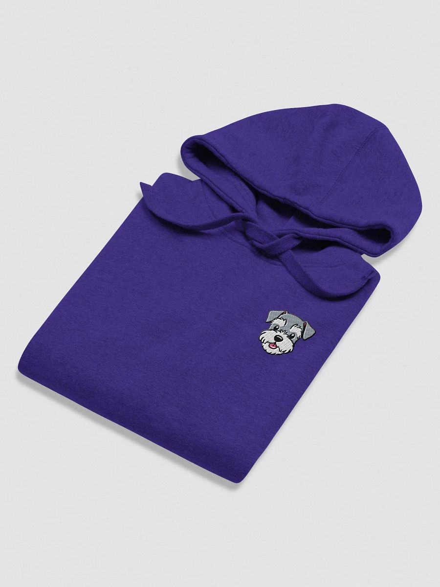 Happy Miniature Schnauzer Pup Embroidered Premium Hoodie product image (8)