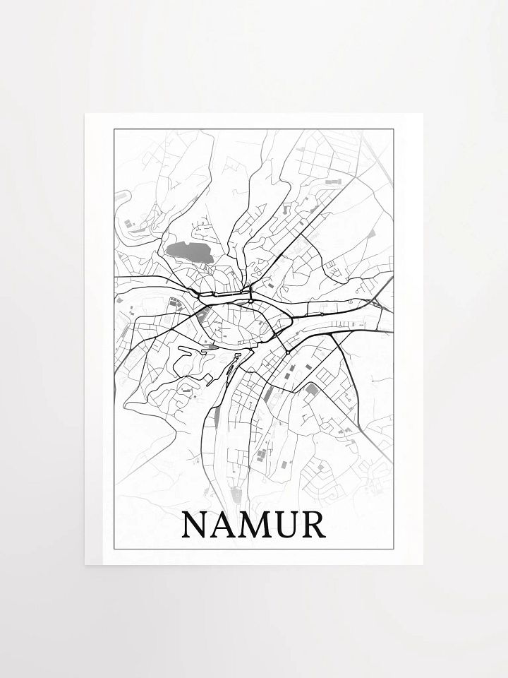 Namur, Belgium, city map print product image (3)