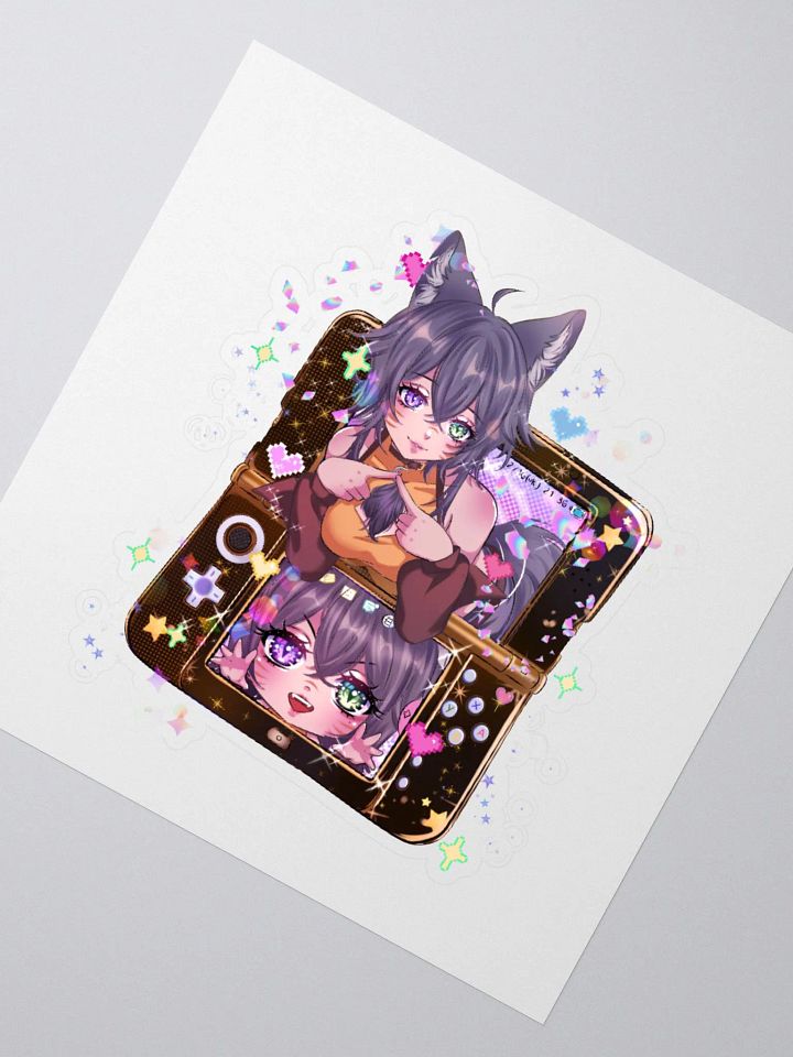 WolfcatRisi Gamer Waifu Sticker product image (6)