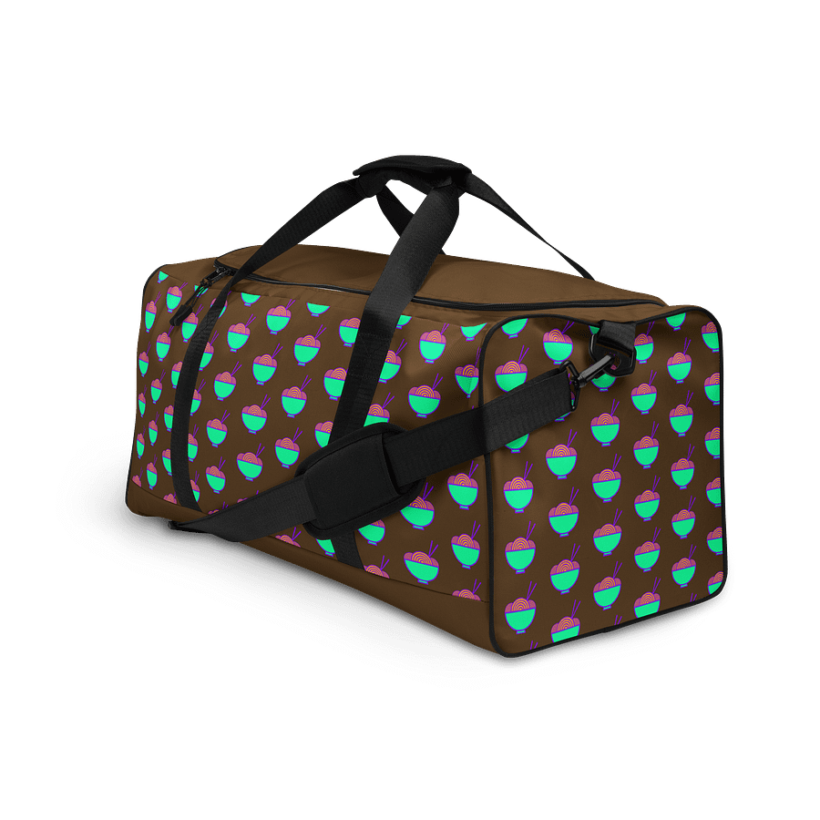 Noodle Crew Duffel Bag! (Brown) product image (3)