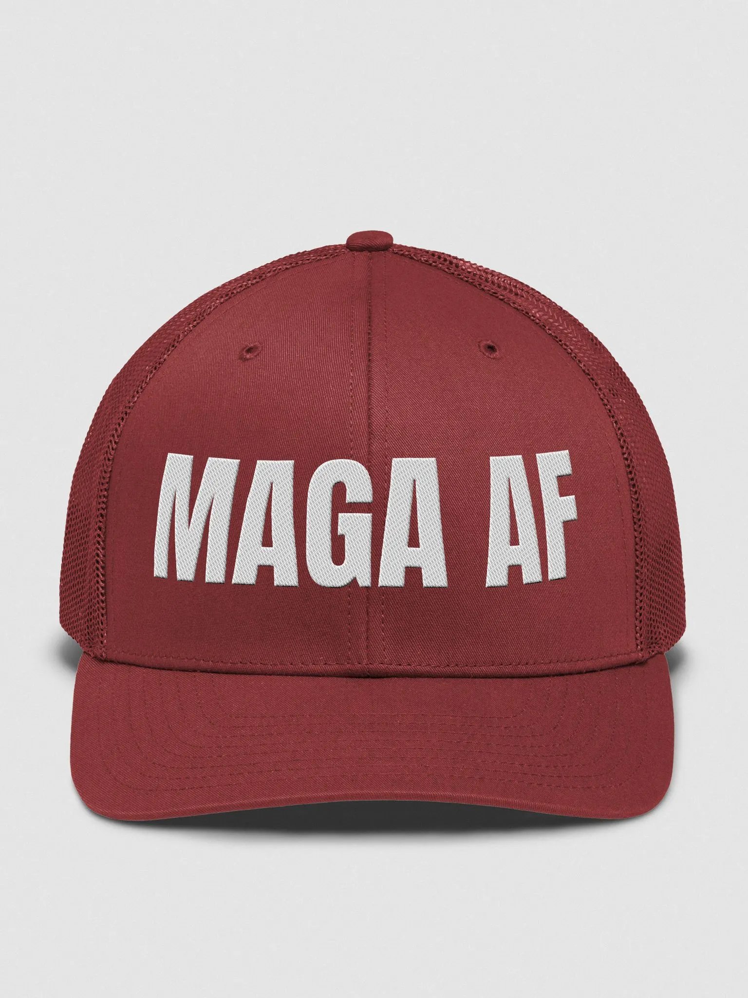 MAGA AF Trucker Hat (White Letters) product image (1)