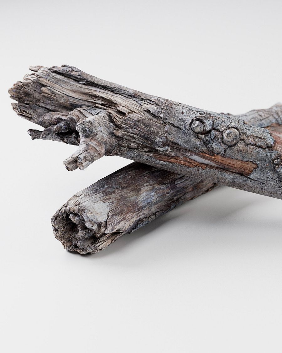 Wooden Stick 01 - 3D Scan product image (3)
