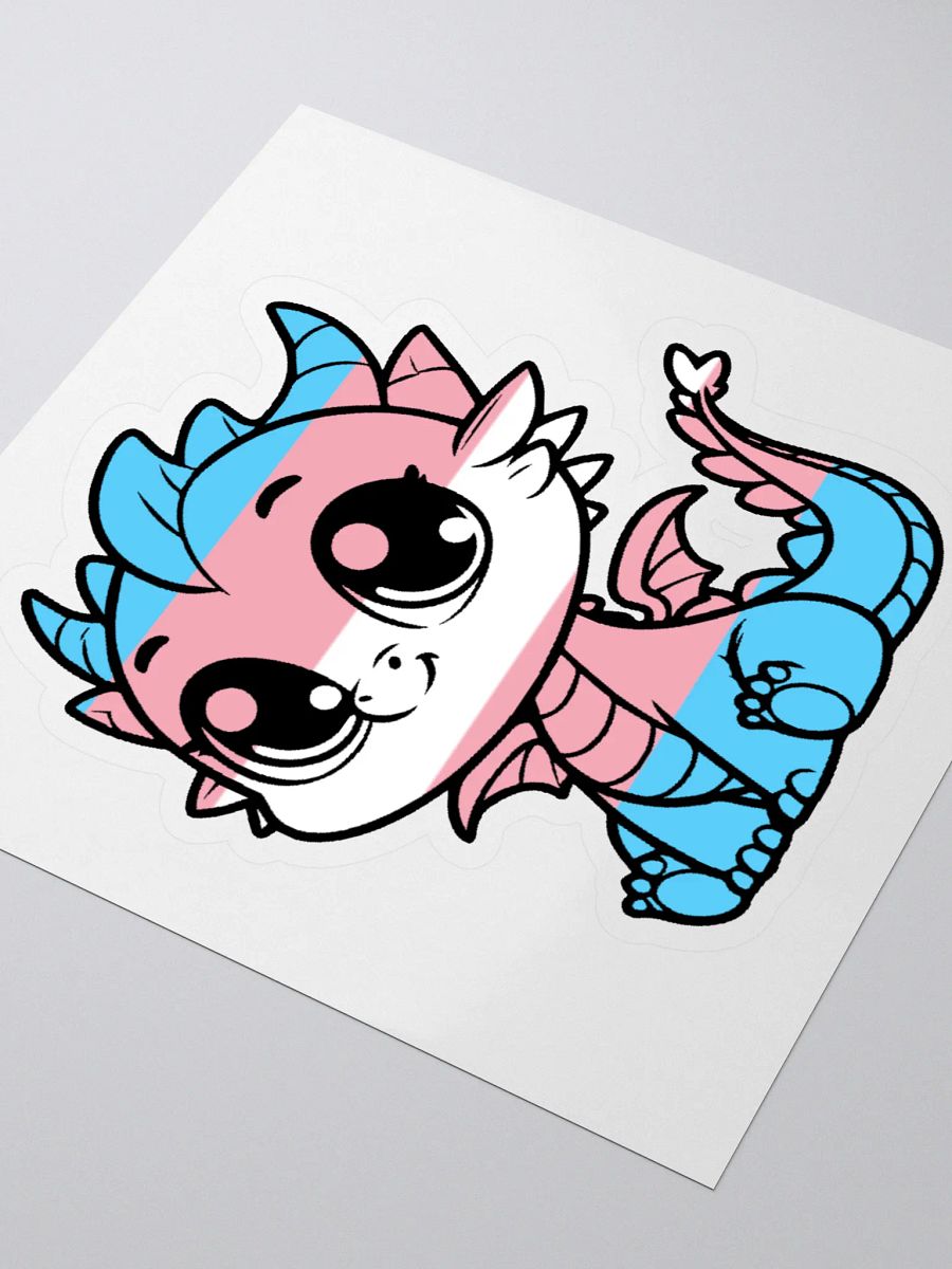 Transgender Pride Dragon Sticker product image (3)