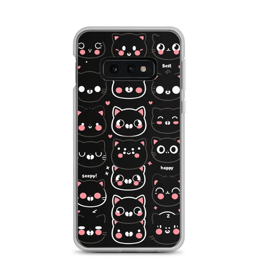 Meow Mood Clear Phone Case product image (3)