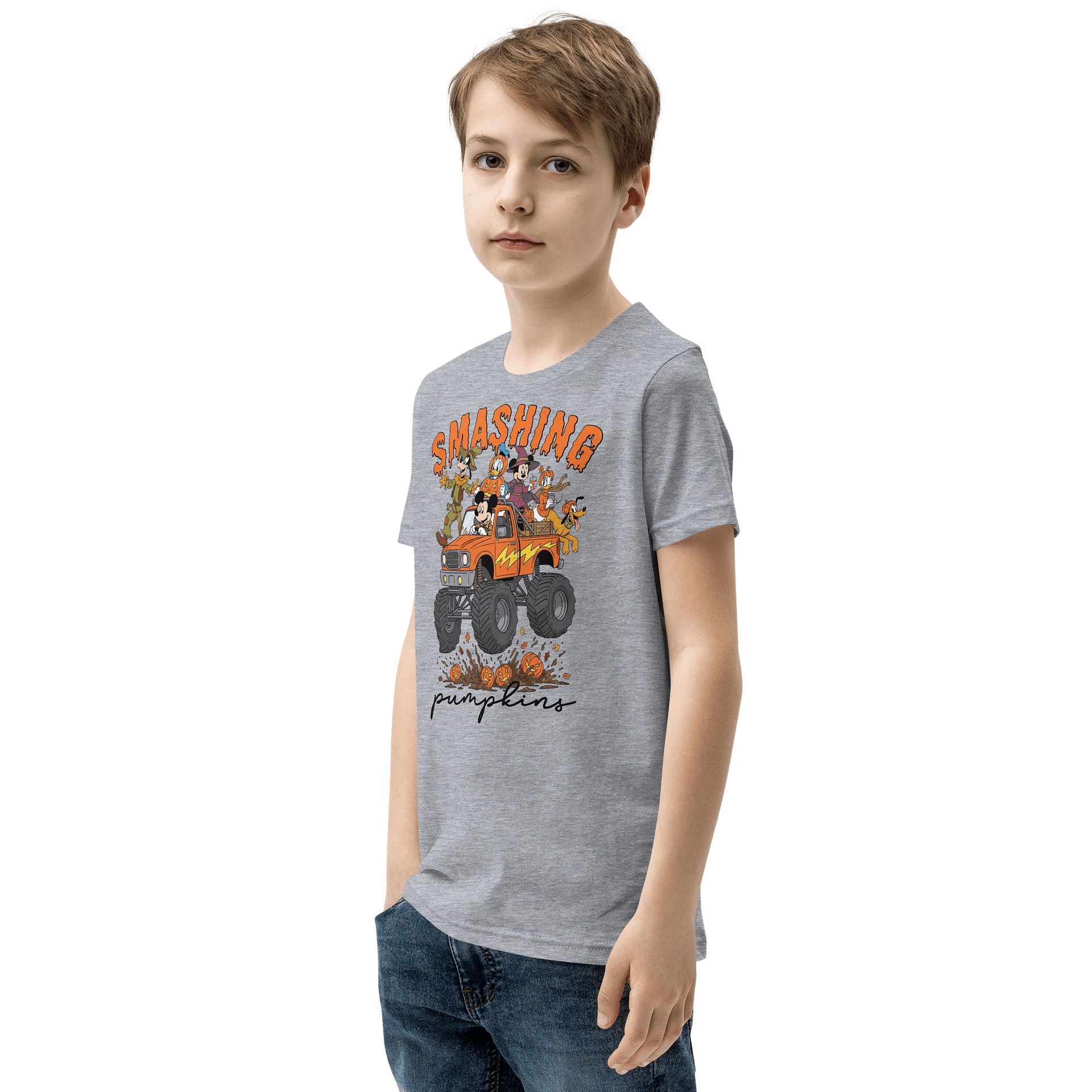 Youth Short Sleeve T-Shirt Halloween Mickey and Friends product image (3)