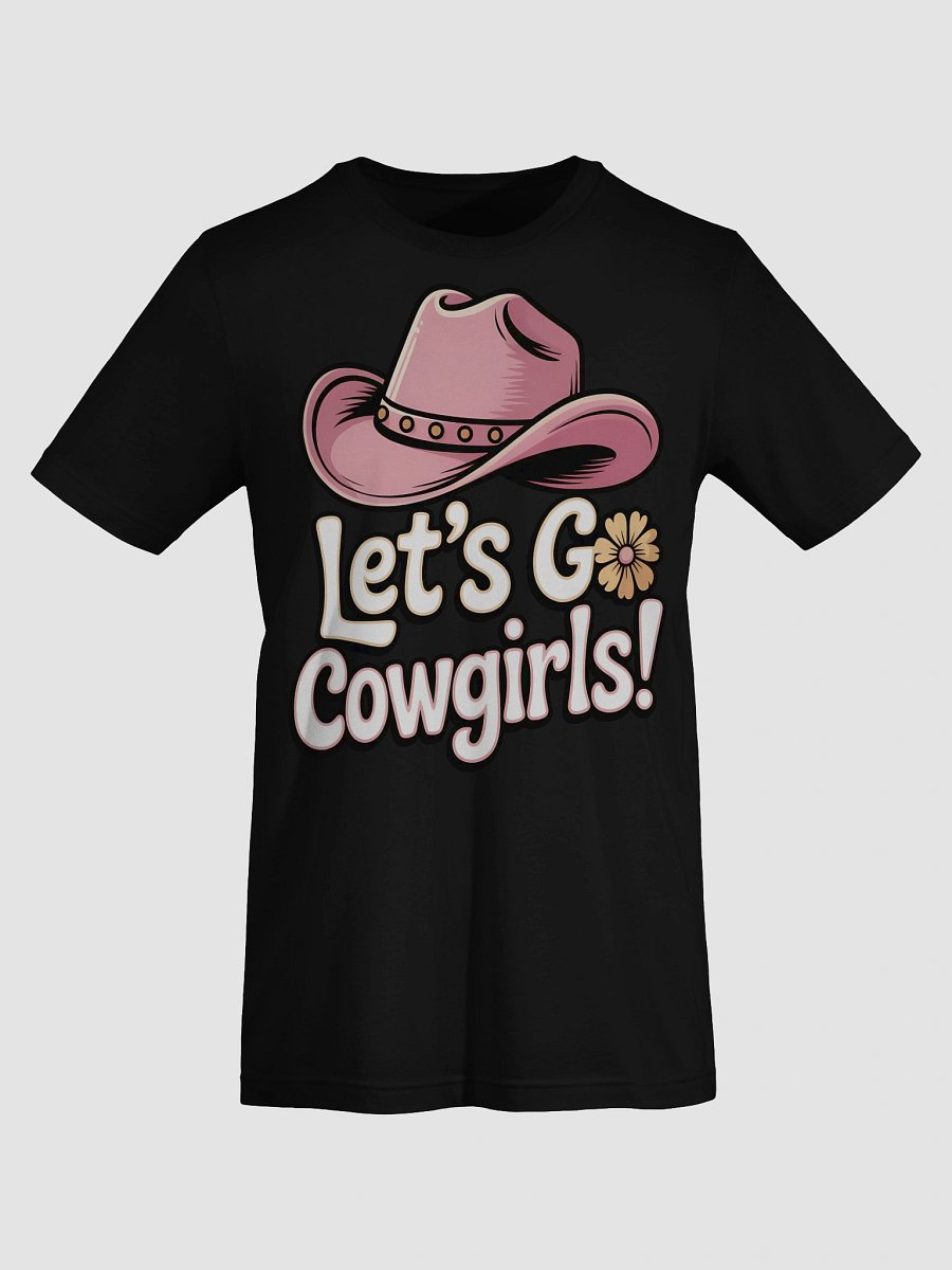 Let's Go Cowgirls! Pink Cowboy Hat T-Shirt product image (58)