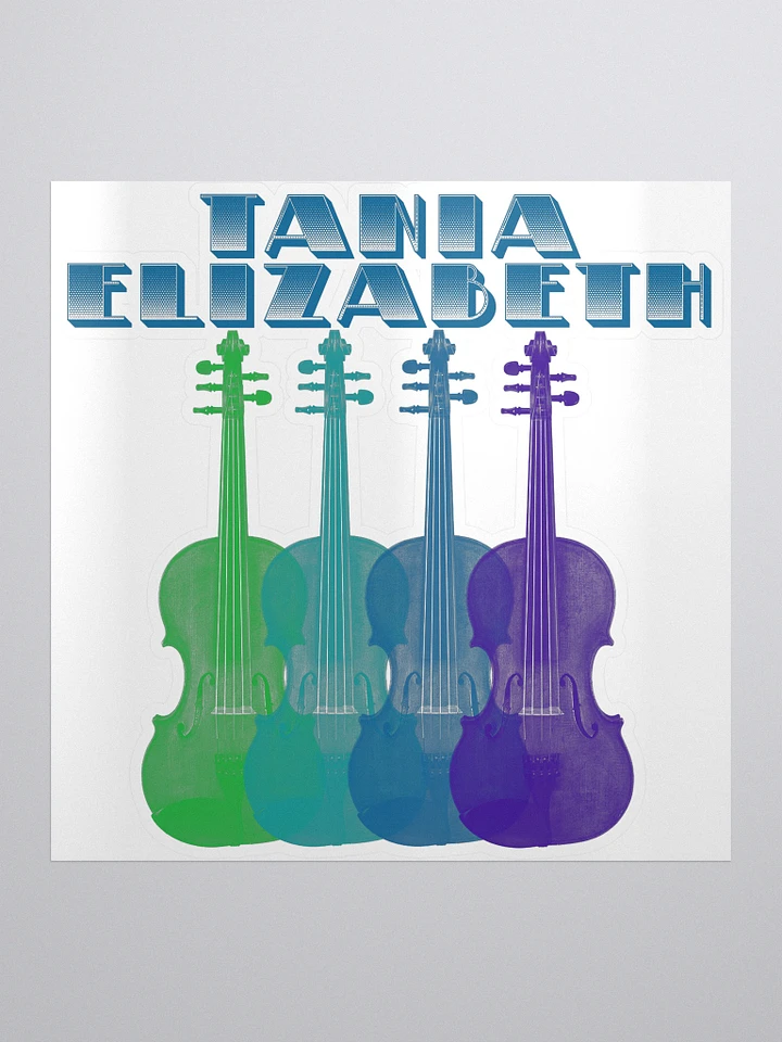4 Fiddles Sticker - Green/Blue product image (1)