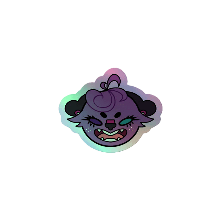 Mystic Nani Otter Holographic Sticker product image (1)