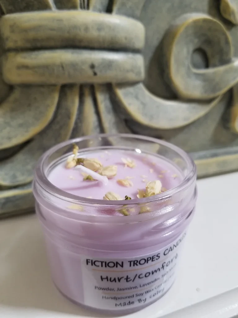 Mini Hurt/Comfort Candle (Fiction Tropes Candles) product image (4)