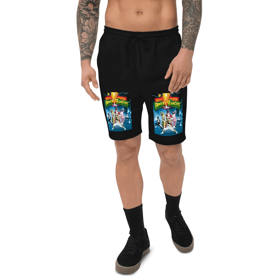 Mighty Morphin Power Rangers Action Fleece Shorts product image (5)