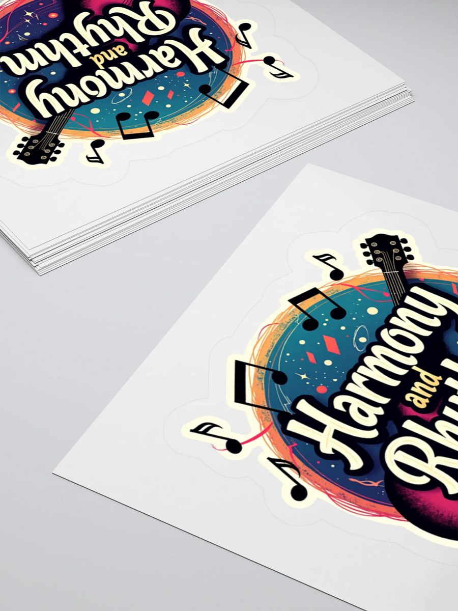 Harmony and Rhythm Guitar Stickers product image (4)